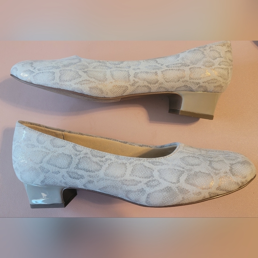 Trotters Snake Skin Leather Loafers Old Money Street Core